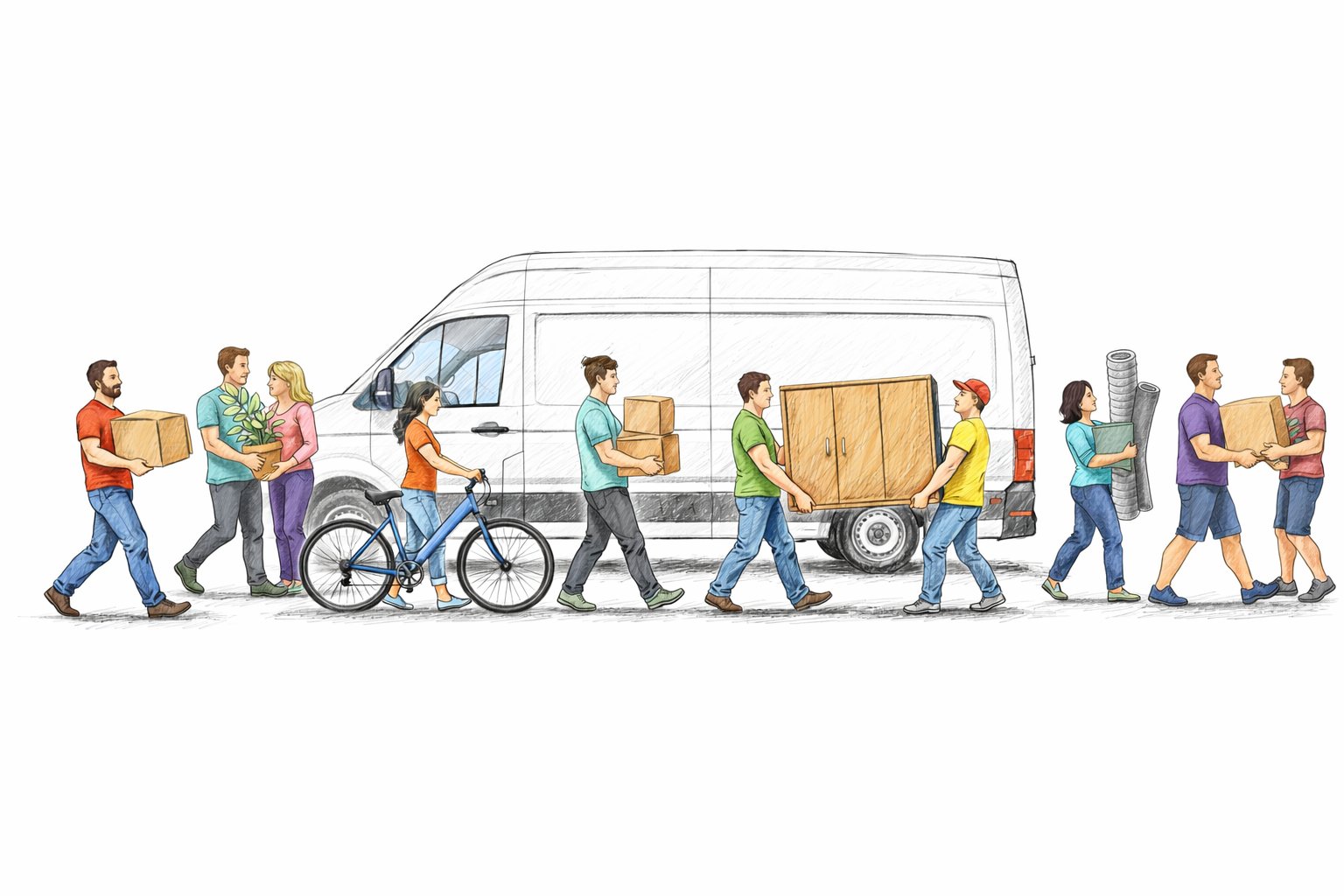 Stěhování a expresní přeprava dodávkou VW Crafter v Praze a okolí – Expres Dodávka